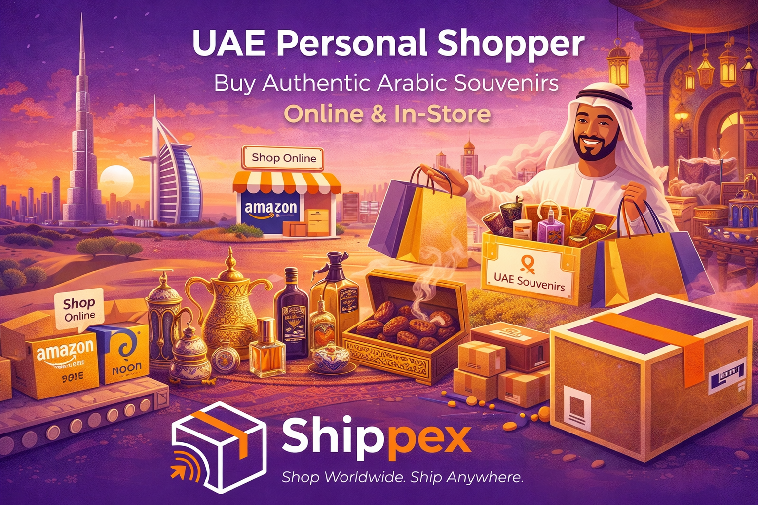 Buy Authentic Arabic Souvenirs Online & In-Store - Shipping & Logistics Article