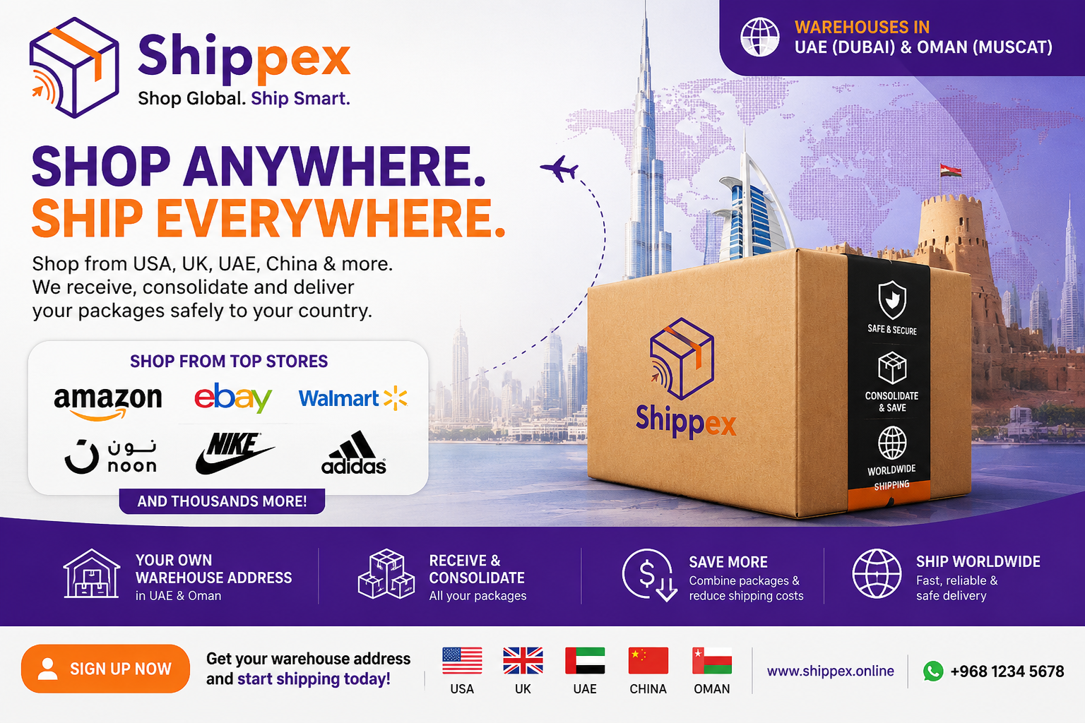 How to Buy from UAE Online Stores and Ship Worldwide